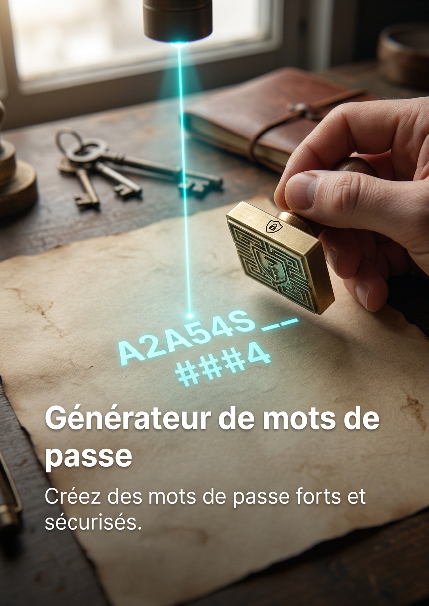 Aperçu du générateur de mot de passe outilsweb-pro
